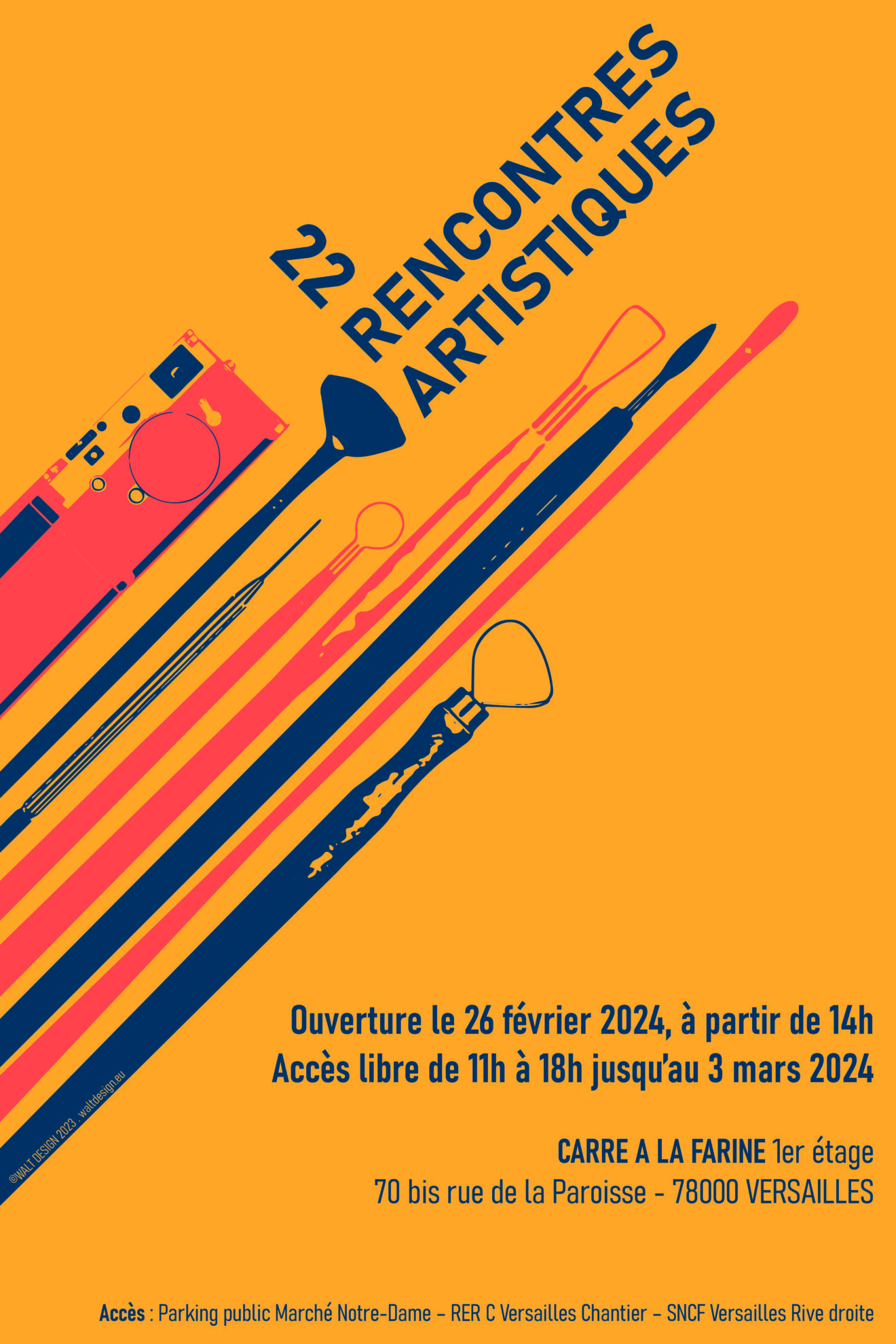 22 rencontres artistiques du 26 février au 3 mars 2024 - Versailles (78)