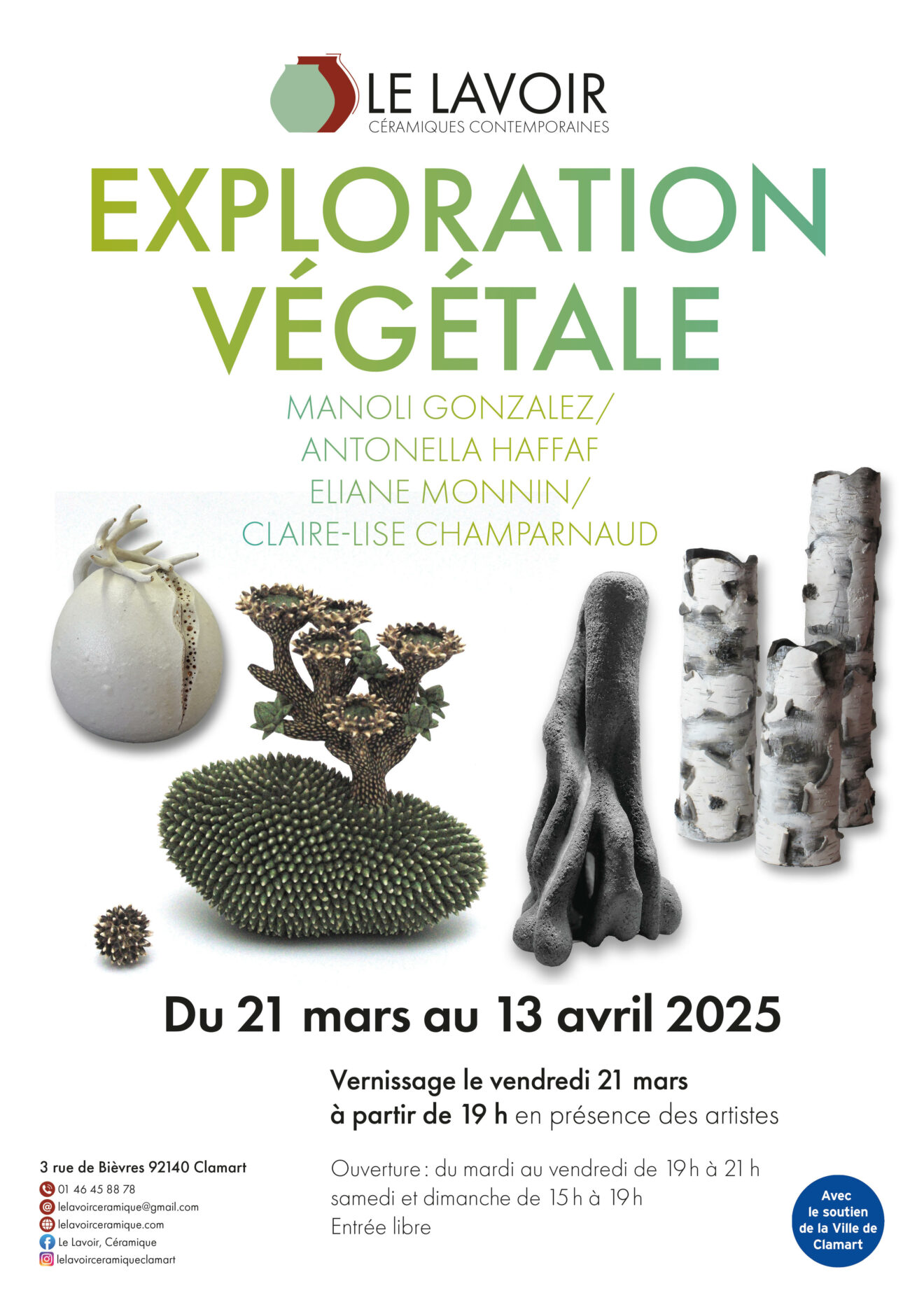 Exploration végétale | Le Lavoir | Clamart (92) | du 21 mars au 13 avril 2025